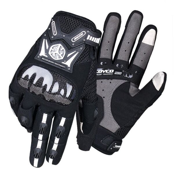 Scoyco MC20 Carbon Fiber Yazlık Eldiven (Siyah)