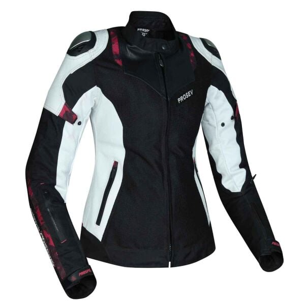 Prosev W51A Rose Kadın Deri Motosiklet Montu