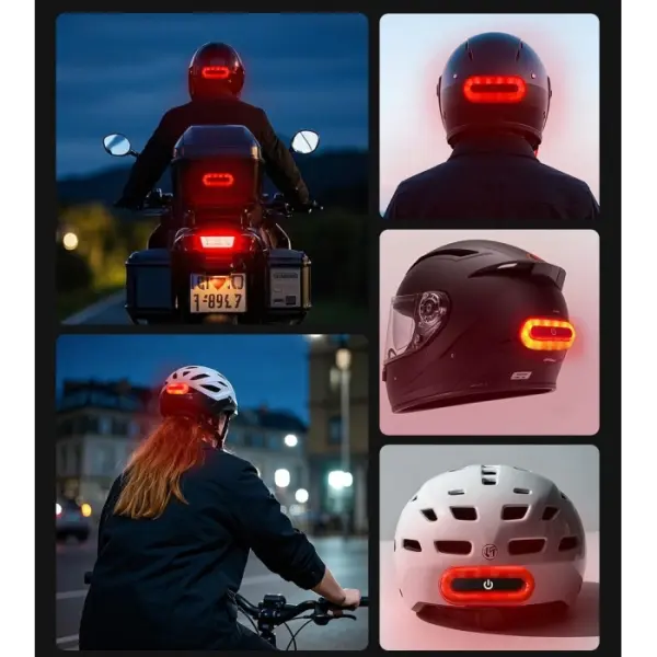MOTOSİKLET KASK LED ÇAKAR