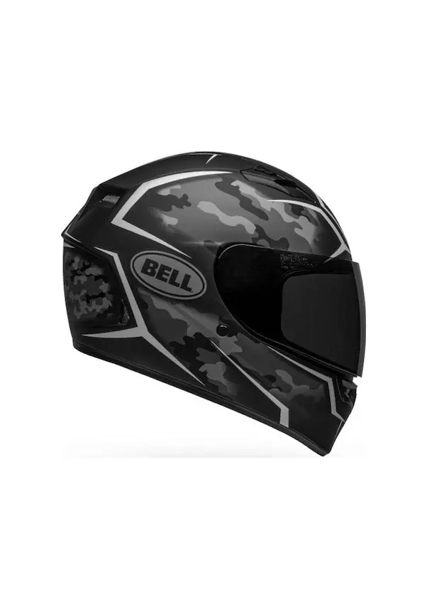 Bell Qualıfıer Stealth Camo Matte Black/Whıte