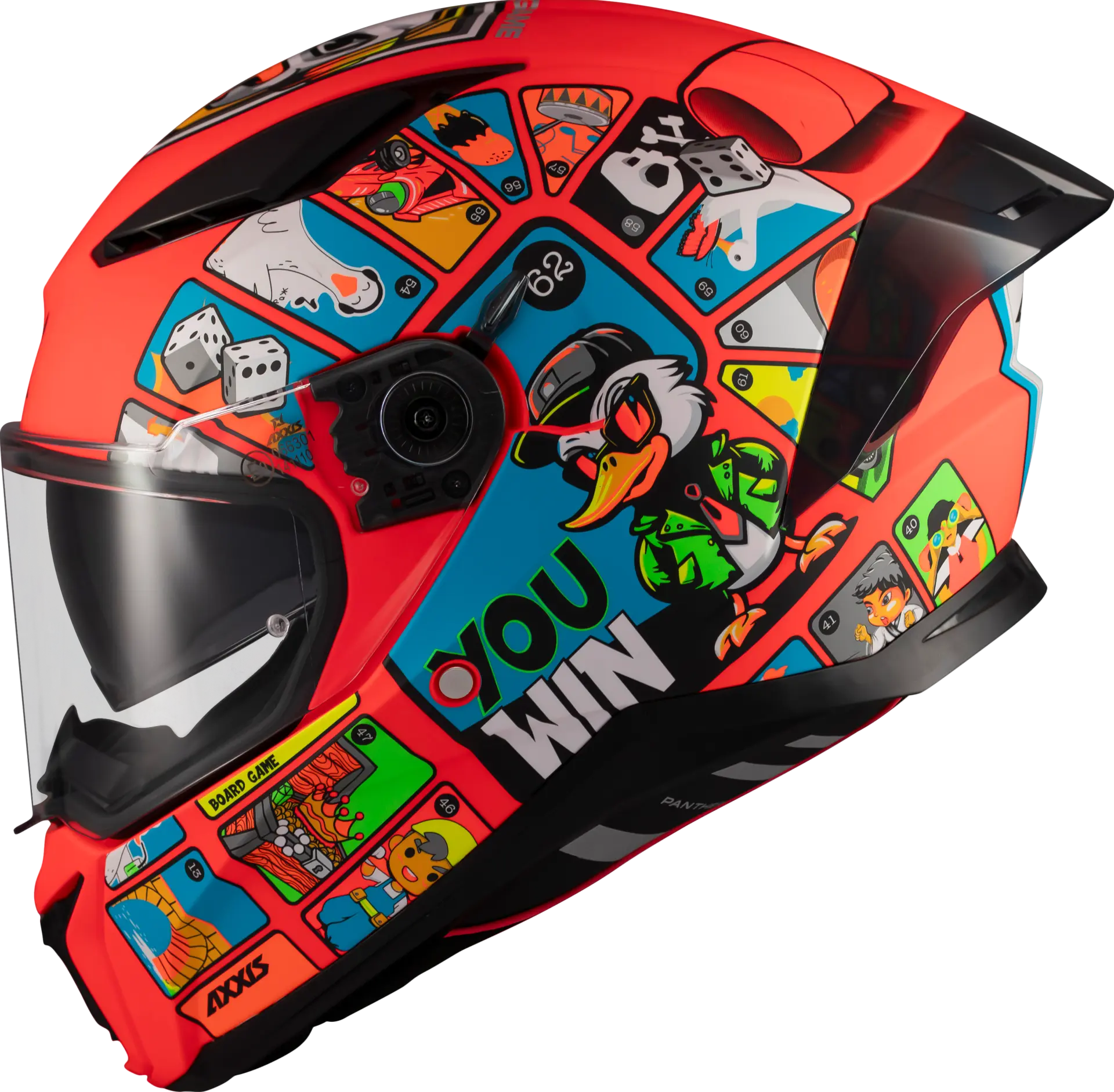 Axxis Panther Goose Game Mat Kırmızı