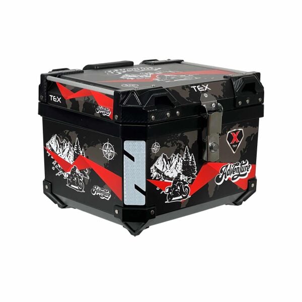 TEX 70055 ,ARKA ÇANTA,ADVENTURE RED ABS 50 LT